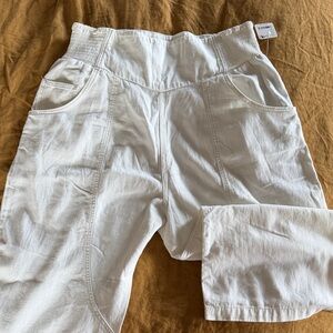 Free People Cream Lunan harem Pants